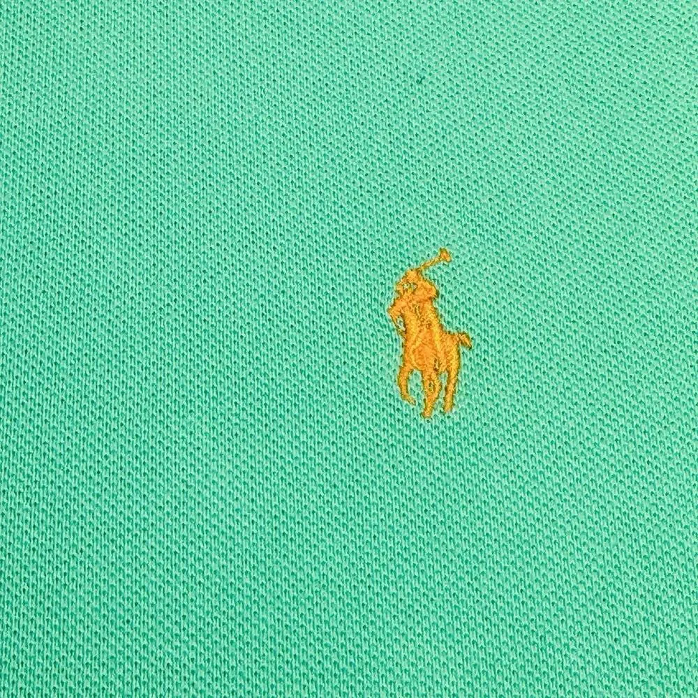Polo Ralph Lauren Shirt Mens Large‎ Green Preppy Casual Golf Short Sleeve